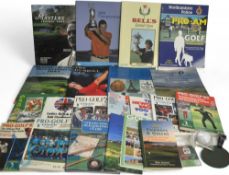 Mixed Lot of Golfing Books. To include programmes Ladies Open 1981, British Open 1985, 2004, Dunhill