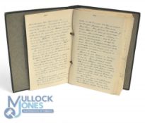 1950s Golfer Diary - This remarkable diary is a fascinating account of a man's life in the fifties