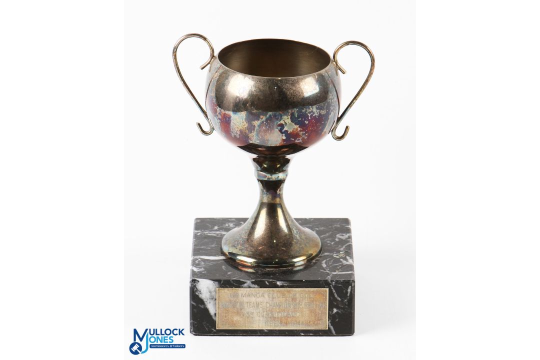 1991 European Teams Golf Championship Pro - Am 3rd Prize Silver Plate Trophy - played at LA Manga