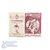 1952 Scottish Football Programmes Heart of Midlothian, Hearts v Motherwell League Cup 16th Aug 1952,