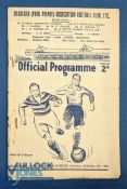 1948/49 FAC 4th round match programme Bradford Park Avenue v Manchester Utd 5th February 1949; small