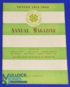 1951/52 Scarce item Celtic (Supporters Association) Annual Magazine 40 pages with photos of team/