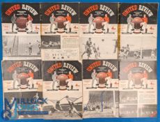 1956 -57 and 1964-65 Manchester United Home Football Programmes, to include v Bolton Wanderers