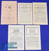 Norfolk match programmes to include 1950/51 Sheringham v CEYMS, 1954/55 Gorleston v King's Lynn (