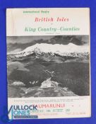 1959 British and I Lions v King Country-Counties Rugby Programme: Scarce, large format, full of
