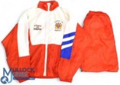 Ellery Hanley Wembley Final Full Tracksuit 1991: Marvellous, the full red and white tracksuit, fully