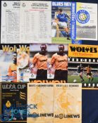 Wolverhampton Wanderers home match programmes 1973/74 Belenenses (UEFA), Lokomotive Leipzig (