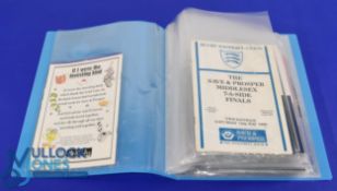 1988-2011 Inc, Middlesex Sevens Rugby Programmes (24): Issues grew larger and more colourful down