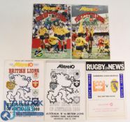 1989 British and I Lions Rugby Programmes (4): Issues from the tour to Oz v Canberra, the unusual