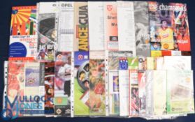 1999/2000 Collection of Manchester Utd away friendly/challenge match programmes (26) including World