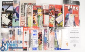 2004/2005 Manchester Utd Premier League away match programmes v Chelsea, Bolton Wanderers, Blackburn