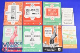 Selection of big match programmes 1947 England v Ireland, 1956 N. Ireland v Wales (Amateur