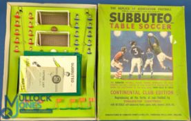 1972-73 Subbuteo Continental Club Edition Football Game, having some writing on the lid, complete