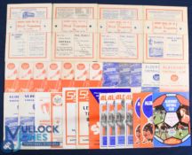 Collection of Aldershot home match programmes to include 1950/51 Reading, 1955/56 Tottenham