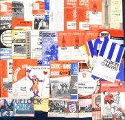 Collection of 1960s football programmes covering many clubs plus some tickets and some international