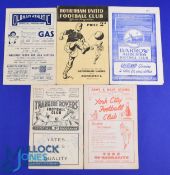 Selection of Accrington Stanley away match programmes 1948/49 Oldham Athletic, 1949/50 Rotherham