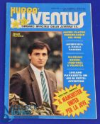 1983/84 ECWC s/f Juventus v Manchester Utd 'Hurra' magazine (Official Issue of The Juventus club