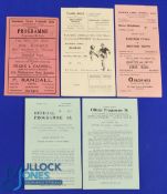 1946/47 Rushden Town v Desborough, 1955/56 Rushden Town v Bourne (United Counties), 1959/60
