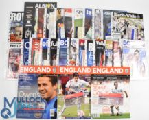 2005/2006 Manchester Utd complete season away programmes (19) plus match tickets (13), Carling Cup