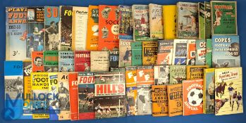 Collection of small football annuals to include Football Favourites 1950/51, 1951/52, 1952/53, New