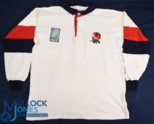 RWC 1995 England Matchworn Jersey: Jeremy Guscott, great English centre, wore this Cotton Traders