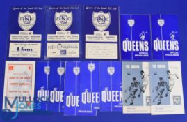 Selection of Queen of the South home match programmes 1957/58 Rangers (SC dated 15 February 1958),