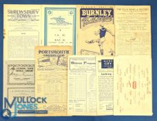 Selection of 1940s football programmes to include 1945/46 Manchester City v Stoke City, 1945/46