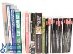 Rugby Books and Auction Catalogue Selection (24): Great archive of 14 glossy detailed Graham Budd