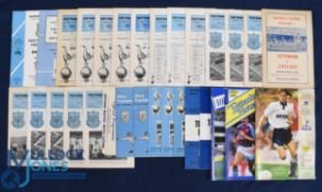 Selection of Tottenham Hotspur home match programmes 1961/62 Benfica (EC s/f) (20 pages), 1962/53