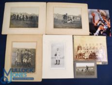 Classic Vintage Rugby Press etc Photographs (7): Some wear but very evocative, most mounted: 1924,