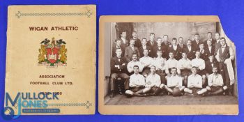 1950 Wigan Athletic presentation brochure, contains photos of directors, Wigan team photos of 1934/