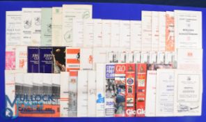 Gloucester/shire, the West and Beyond Rugby programmes (55+): A nice selection, mostly 1970s, 30+