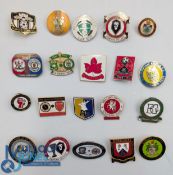20 x Mainly British Non-League metal and enamel Football Badges, with teams of Worcester City,