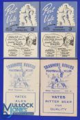 1950s programmes selection to include 1952/53 Port Vale v Oldham Athletic (FAC), Tranmere Rovers v