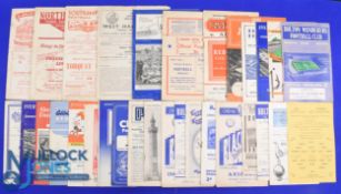 Collection of football programmes 1952/53 Walsall v Bournemouth, 1953/54 Brighton v Walsall, Everton