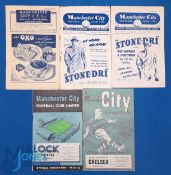 Manchester City home match programmes to include 1947/48 Chelsea (FAC), 1953/54 Chelsea, 1954/55