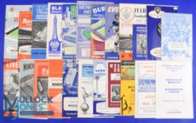 1962/63 Manchester Utd complete season away match programmes (21) plus Leicester City (pirate-