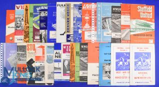 1966/67 Manchester Utd complete league season aways (21) plus Blackpool (FLC), Newcastle Utd (7