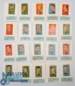 1962 Germany World Cup Player Stickers a part set of 22, all neatly stuck down and cut out (22)