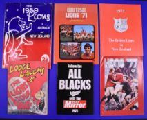1959-78 Terrific Lions and NZ Rugby Tour Brochure Selection (6): The popular FW Boshier large 1959