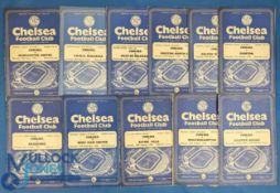 1958-1960 Chelsea Home football Programmes, v Everton Jan 1958, CDNA Bulgaria March 1958, Manchester