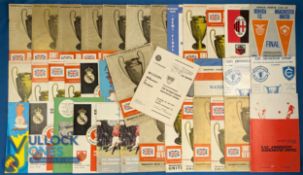 1964-1999 Manchester United European Football Programmes, with noted programmes 1983 v JSK