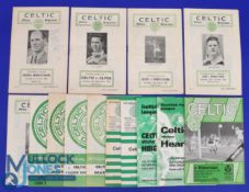 Selection of Celtic home programmes 1951/52 Queen of the South, 1959/60 Clyde, 1960/61 Third