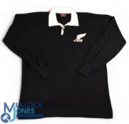 1986 Gary Whetton Matchworn NZ Rugby Jersey: v France in Nantes, 46