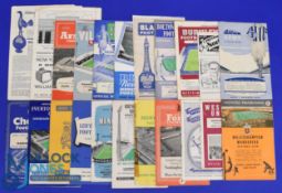 1958/59 Manchester Utd complete season away league programmes (including Blackburn Rovers 2nd