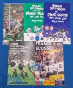 France v Scotland and Ireland Rugby Programmes (5): Issues v the Scots in 87, 89 and 93 and v