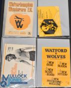 Selection of Wolverhampton Wanderers friendly match programmes homes 1959/60 Colours v White