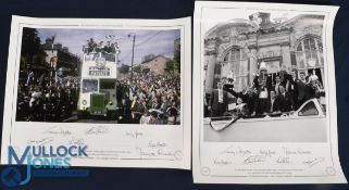 1961 Tottenham Hotspur Double Season Celebration open top bus parade 20
