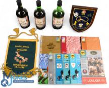 SA Rugby, RWC Progs, plus Plaque, Port and Pennant (9): Super Selection, special official decorative