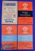 Wales and Scotland and France 1948-60 (4): At Cardiff, v Scotland 1948 and 1960 and v France 1958